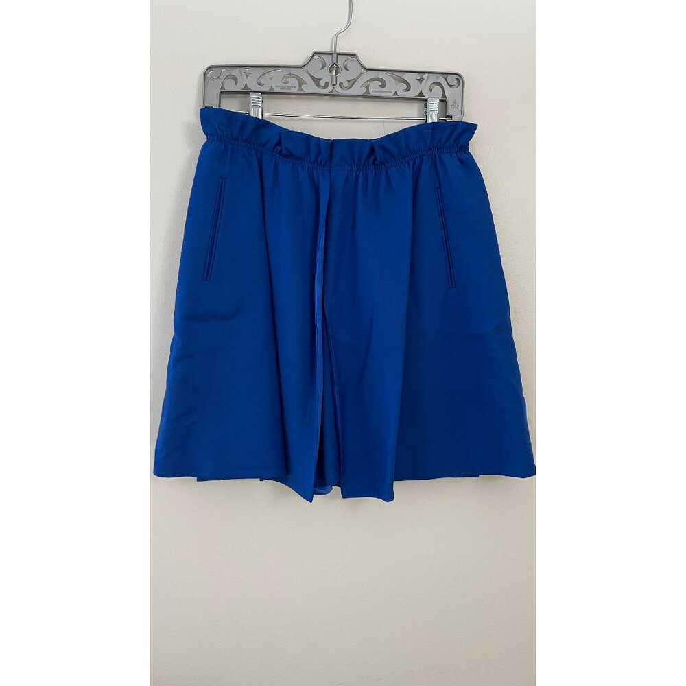 GIORGIO ARMANI BLACK LABEL BLUE LAYERED SKIRT M